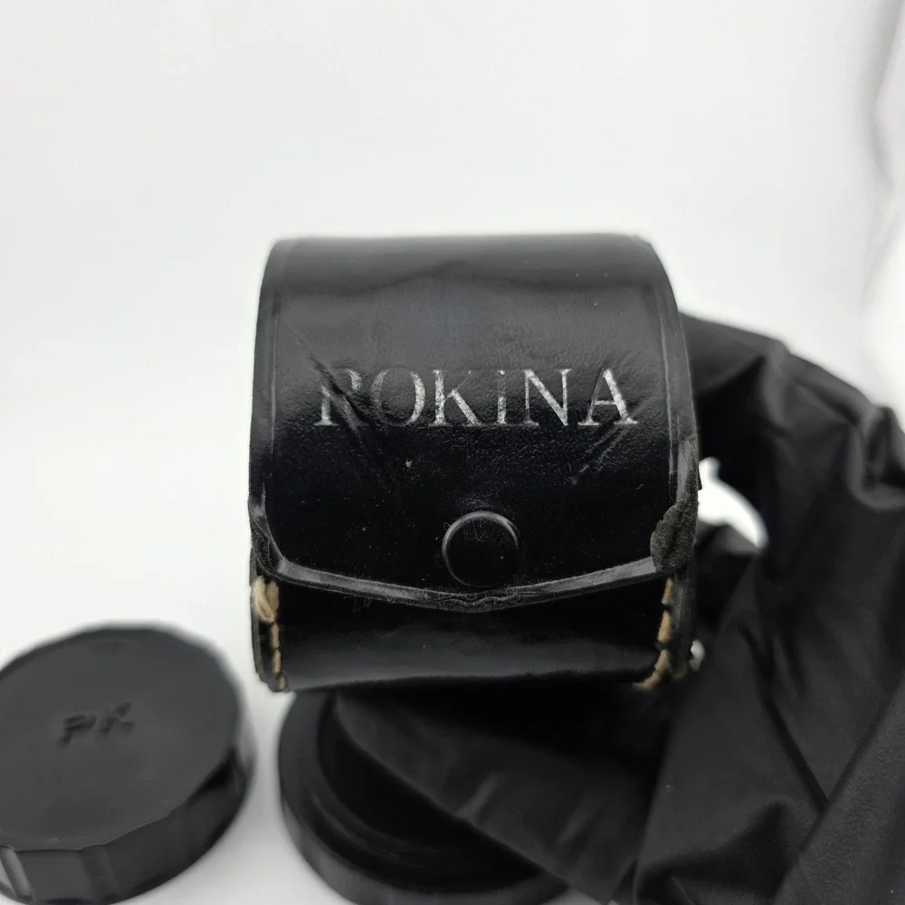 Rokina Auto 2X Converter Lens Japan with Leather Case‎ Photography Camera